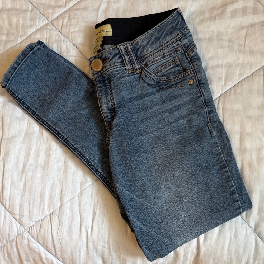 Democracy Ab Technology Women's Classic Blue Skinny Jeans Sz 4